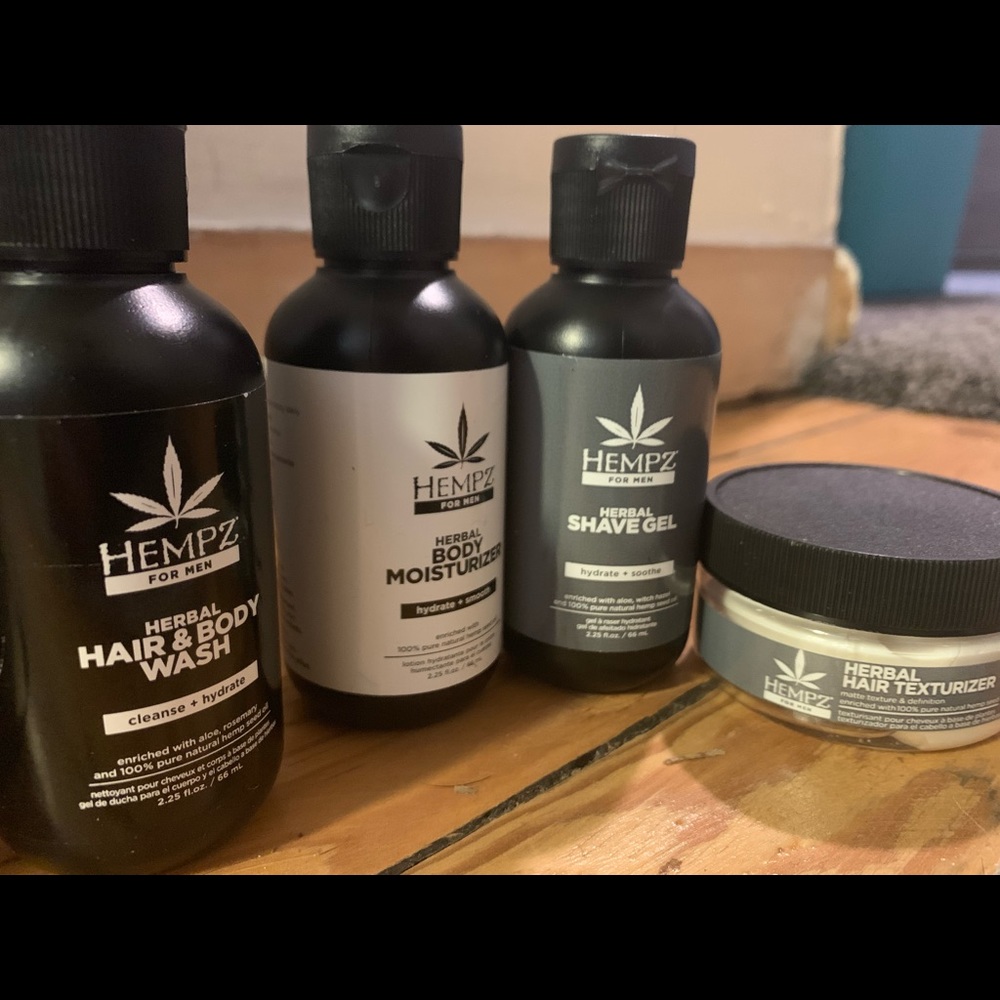 Men’s hempz travel set